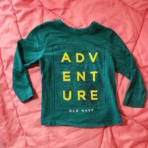 Old Navy Kids Adventure Green Shirt